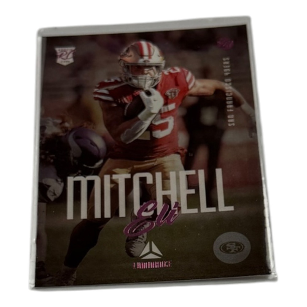 2021‎ Panini Chronicles Luminance Eli Mitchell Rookie Card 220 SF 49ers NFL